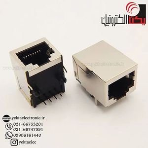 سوکت کانکتور شبکه مادگی R J45فلزی بزرگ