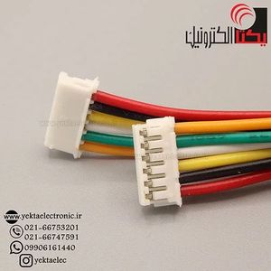 کانکتور Zh مادگی 6 پین سیم دار ( 1.5میلی متری )