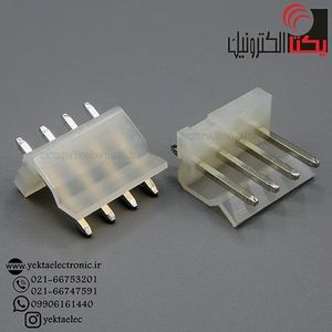 کانکتور پاور بدون قفل نری صاف 4 پین