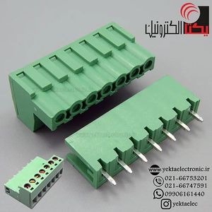ترمینال فونیکس 7 پین صاف بافاصله پایه 5.08