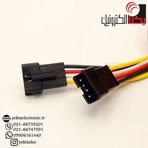 کانکتورsmبین راهی 4پین نری سیم دار 30 سانتی