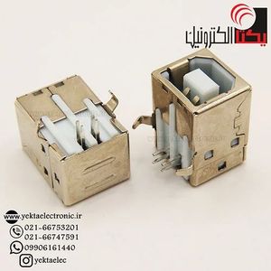 سوکت یو اس بی ماده رایت تایپ B