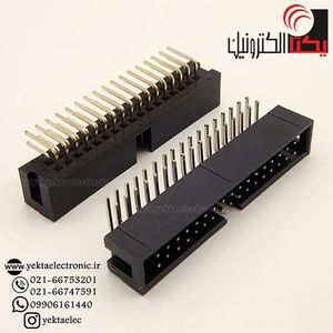 باکس هدر 34 پین نری رایت انگل 2.54میلیمترBOX34