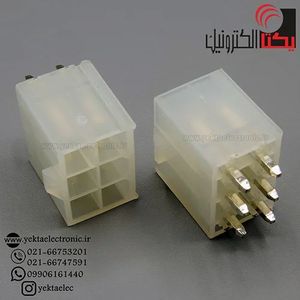کانکتور 6پین ATX نری صاف(3*2پین ) مولکسی
