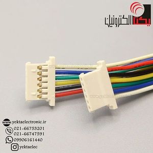 کانکتور FH مادگی 6 پین سیم دار لبه دار (1.25میلی متری)