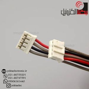 کانکتور مینیاتوری 4 پین مادگی سیم دار 10 سانتی