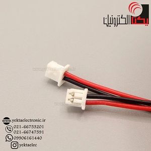 کانکتور FH مادگی 2 پین سیم دار (1.25میلی متری)