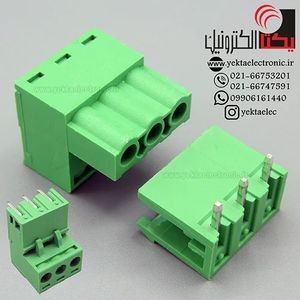 ترمینال فونیکس 3 پین رایت انگل بافاصله پایه 5.08