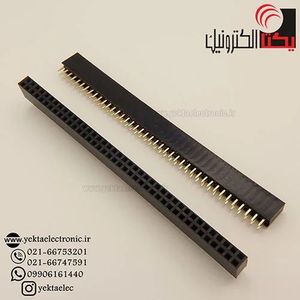 پین هدر مادگی رایت انگل 40*2 پین2.54 میلیمتر