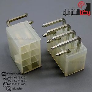 کانکتور 8پین ATX نری رایت (4*2 پین ) مولکسی