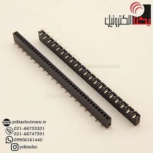 پین هدر مادگی 40*1 پین 1.27میلیمتر SMD