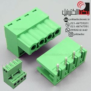 ترمینال فونیکس 4 پین رایت انگل بافاصله پایه 5.08