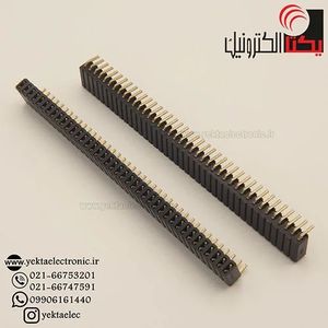 پین هدر مادگی رایت انگل 40*1 پین 1.27 میلیمتر