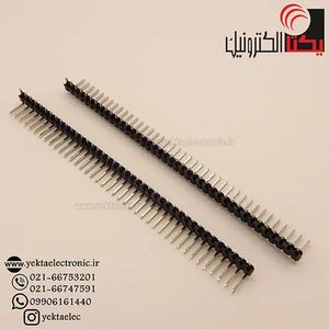 پین هدر نری 40*1 پین رایت 2.54 میلیمتر