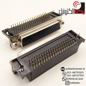 دی کانکتور روبردی رایت انگل 4ردیفه مادگی 78 پین
