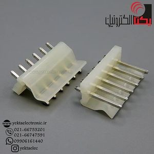 کانکتور پاور بدون قفل نری صاف 6 پین