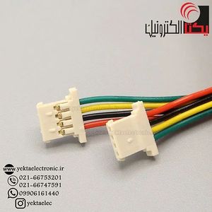 کانکتور FH مادگی 4 پین سیم دار لبه دار (1.25میلی متری)