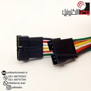 کانکتور SM بین راهی6پین نری سیم دار 30 سانتی(2.5 میلی متری )