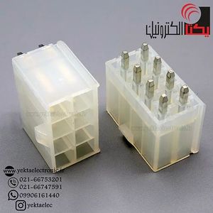 کانکتور 8پین ATX نری صاف(4*2 پین )مولکسی