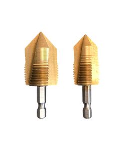 ست 2 عددی مته گشاد کن و قلاویز زن لوله PVC سایز 1/2-3/4 پاور POWER+ مدل HL5895