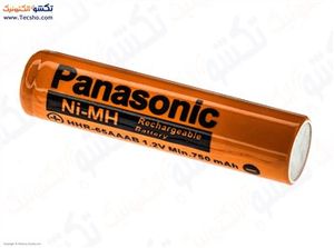 باتری نیم قلمی شارژی پاناسونیک 750 میلی آمپر