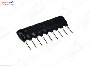RES 100K 9PIN ARRAY