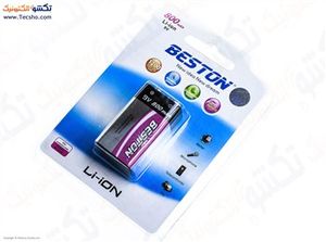 باتری کتابی شارژی 9 ولت 800 میلی آمپر بستون