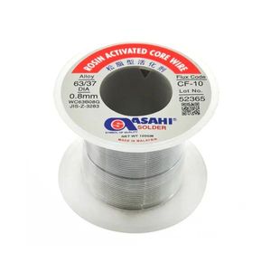 ASAHI-0.8mm-100gr (سیم لحیم آساهی 0.8 میلیمتر 100 گرمی- اصلی)