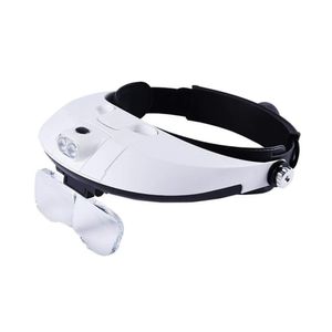 ذره بین هدلایتی 5 لنز چراغ دار MG81001-G