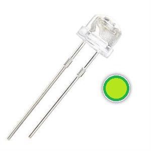 LED کلاهی چیپ بزرگ سبز 5mm بسته 50 عددی