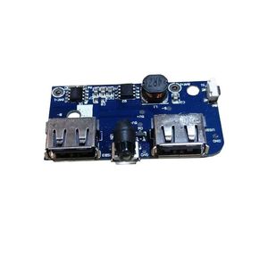 ماژول پاوربانک دو خروجی +چراغ قوه کد 16