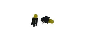 LED قابدار زرد 5mm بسته 50 عددی