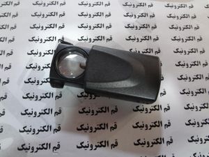 ذره بین کشویی بزرگ نمایی 30x مجهز به چراغ قوه