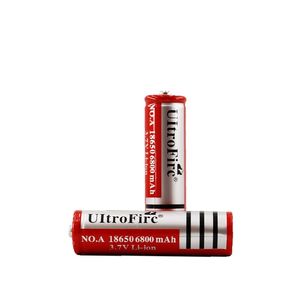 باتری لیتیوم آیون 18650 شارژی 3.7 ولت 6800 میلی آمپر اولترافایر – Ultra Fire