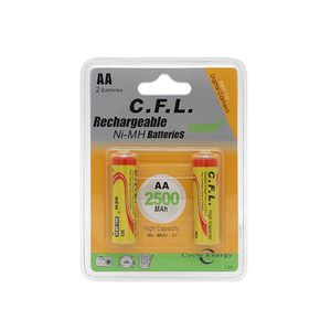باتری قلمی شارژی برند CFL با ظرفیت 2500 میلی آمپرساعت