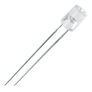 دیود فرستنده مادون قرمز قطر 5mm سر تخت بسته 100 عددی