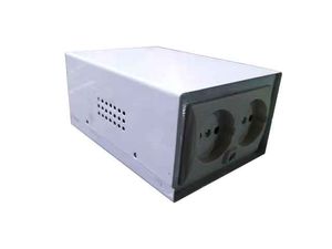 جعبه محافظ فلزی دو پریز با پانل پلاستیکی L150*W110*H70mm