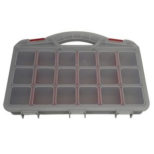 ارگانایزر یا نظم دهنده ابزار مدل کیفی 20 خانه تمام پلاستیک L338_W267_H46.7