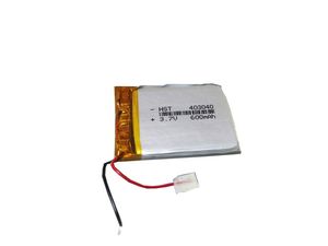 باتری لیتیوم پلیمر 3.7v ظرفیت 600mAh