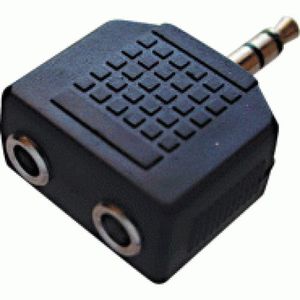 تبدیل 1 به 2 واکنی/دو مادگی 3.5 میلی