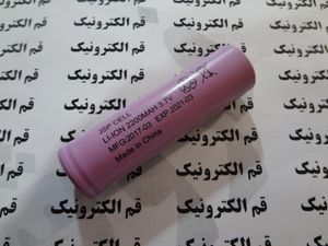 باتری 3.7 ولت لیتیوم یون ظرفیت 2200 میلی آمپر