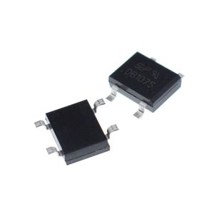 پل دیود 400V / 1A مربعی DB107S/SMD اورجینال SEP