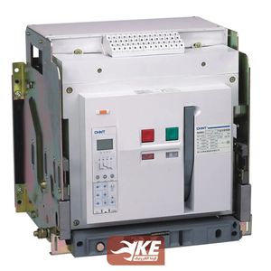 کلید هوایی سه پل 1600 آمپر، بدنه کشویی موتوردار چینت مدل NA8G-1600-1600A/3P