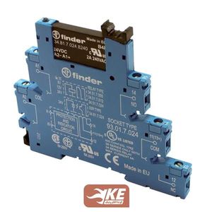 ماژول رله SSR پی‌ال‌سی 24VDC به 230VAC یک باز 2 آمپر فیندر مدل 38.81.7.024.8240