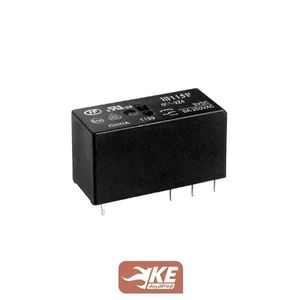 رله کتابی 12vDC تک کنتاکت 16 آمپر هونگفا HF115F/012-1Z