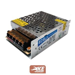 منبع تغذیه کف خواب 5 ولت 5 آمپر ادیسون مدل S-25-5