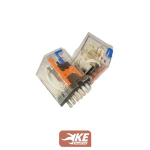 رله 24VDC چهار کنتاکت 7 آمپر هونگفا HF18FH/024-4Z1TD