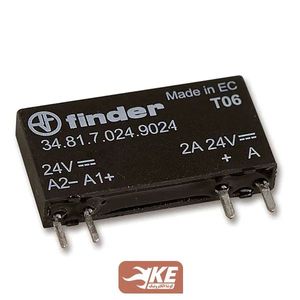 رله SSR پی‌ال‌سی 24VDC به 24VDC یک باز 2 آمپر فیندر مدل 34.81.7.024.9024
