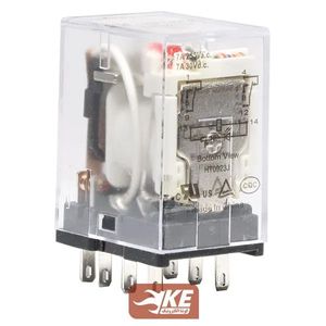 رله 230VAC سه کنتاکت 7 آمپر هونگفا HF18FF/A230-3Z1TD