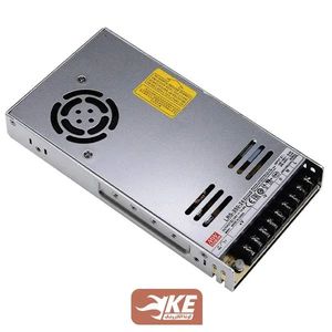منبع تغذیه کف خواب 24 ولت 14.6 آمپر فن‌دار MeanWell مدل LRS-350-24